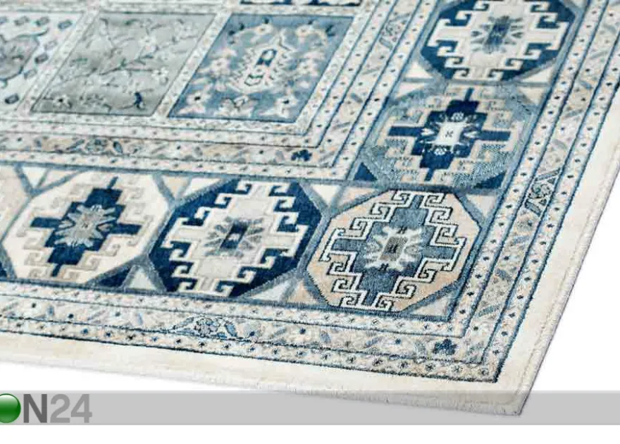 Narma viskoosimatto Zahra sand-blue 80x125 cm
