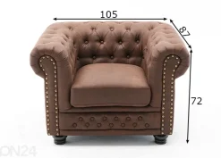 Nojatuoli Chesterfield