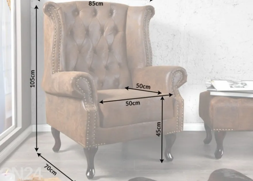 Nojatuoli Chesterfield