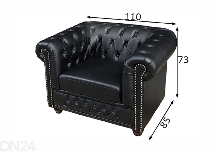 Nojatuoli Chesterfield