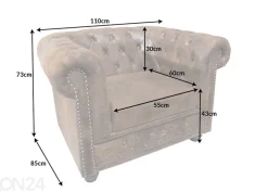 Nojatuoli Chesterfield