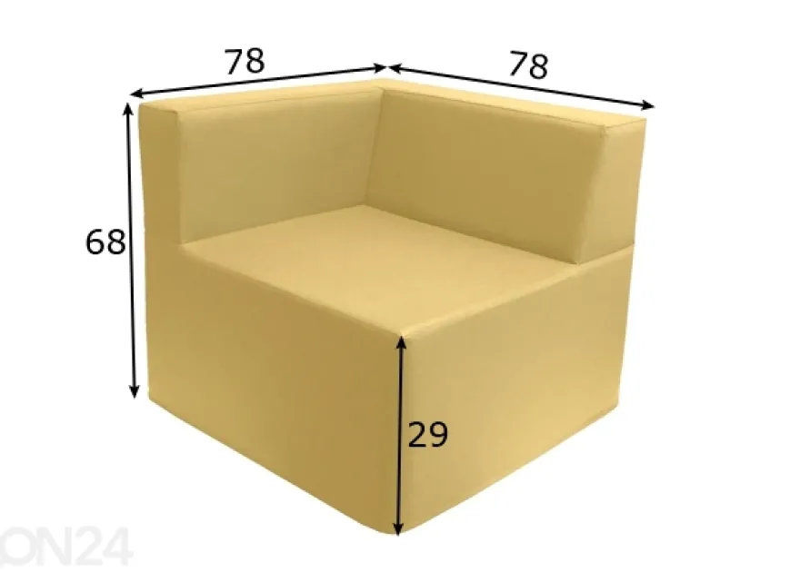 Nojatuoli New Modena 78 oikea