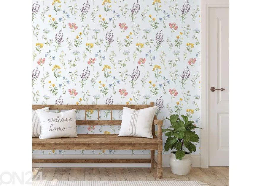 Non-woven tapetti Botanical
