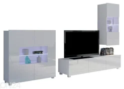 Olohuoneen kalusteryhmä Claudia 250 cm + LED-valaistus