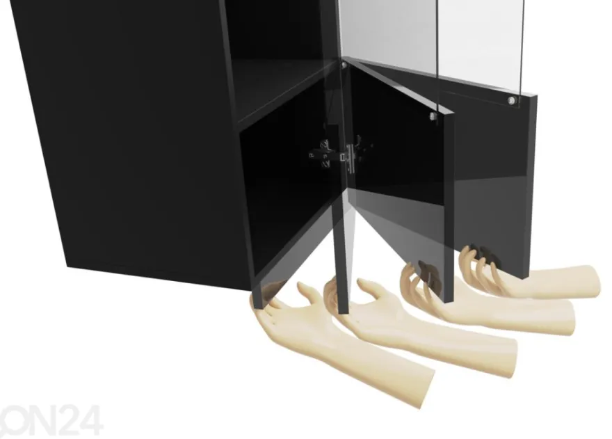 Olohuoneen kalusteryhmä Claudia 300 cm + LED-valaistus
