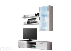 Olohuoneen kalusteryhmä 180 cm + LED-valaistus