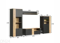 Olohuoneen kalusteryhmä Esteban