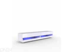 Olohuoneen kalusteryhmä Figo + sininen LED-valaistus