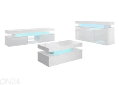 Olohuoneen kalusteryhmä Glossa + LED