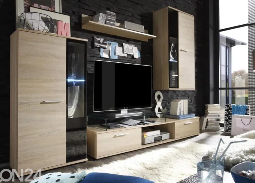 Olohuoneen kaslusteryhmä 239 cm + LED