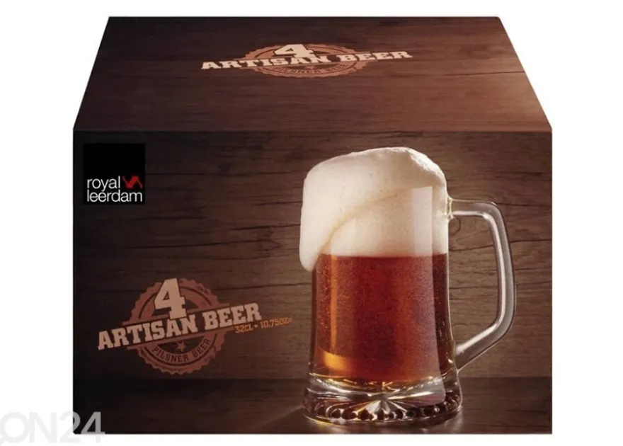 Oluttuoppi Royal Leerdam Artisan, 32 cl, 4 kpl