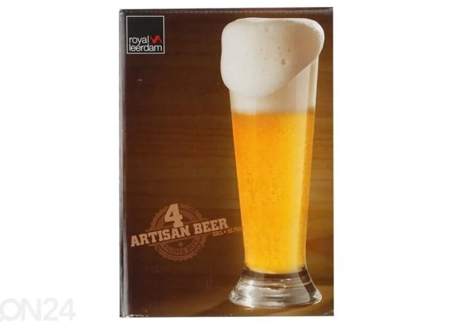 Oluttuoppi Royal Leerdam Artisan, Pilsner 37 cl, 4 kpl