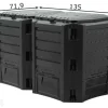 2-osainen kompostori Compo 800 l