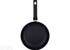 Paistinpannu Black Ceramic Ø 26 cm + pannusuoja, lasikansi, keraaminen ja induktio