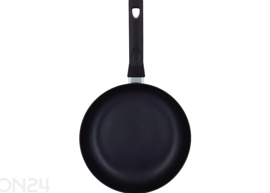 Paistinpannu Black Ceramic Ø 26 cm + pannusuoja, lasikansi, keraaminen ja induktio