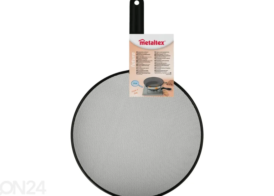 Paistinpannun roiskesuoja Futura Ø 29 cm, musta