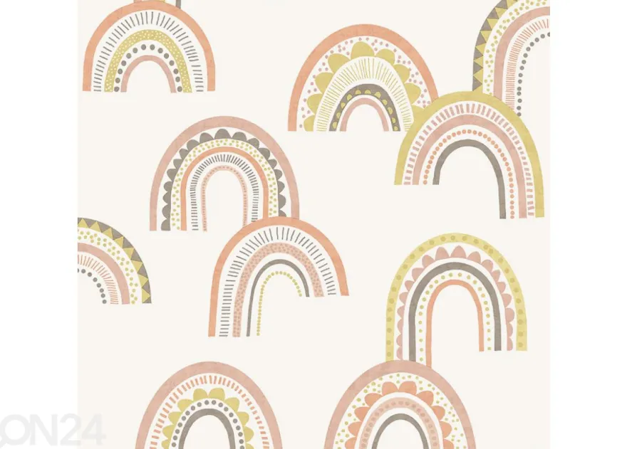 Paperitapetti Boho Rainbow