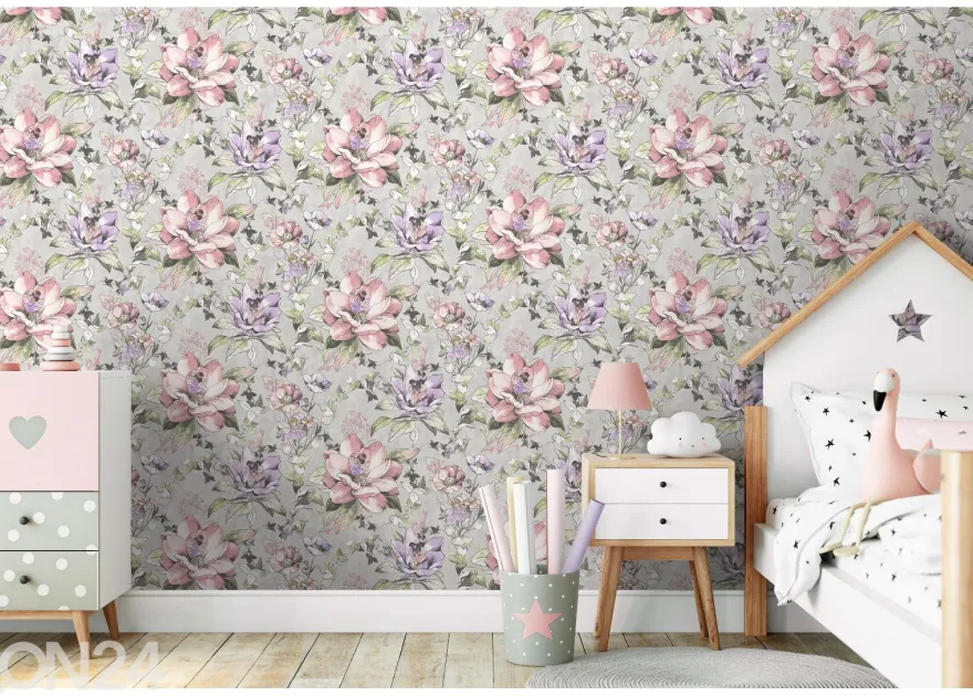 Paperitapetti Floral Fairies
