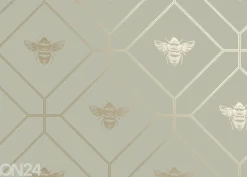 Paperitapetti Honeycomb Bee