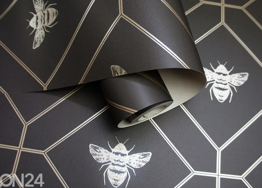 Paperitapetti Honeycomb Bee