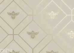 Paperitapetti Honeycomb Bee