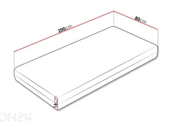 Patja Demeter 80x200 cm