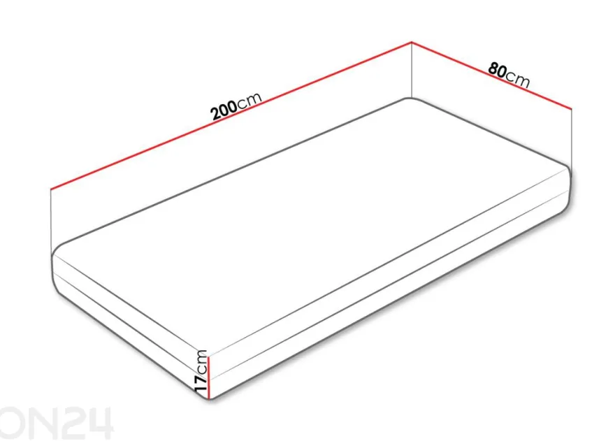 Patja Dionizos 80x200 cm