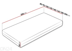 Patja 80x200 cm