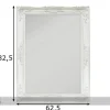 Peili Antique White 62,5 x 82,5 cm