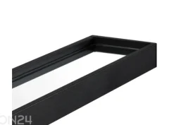 Peili hyllyllä 80 cm, musta