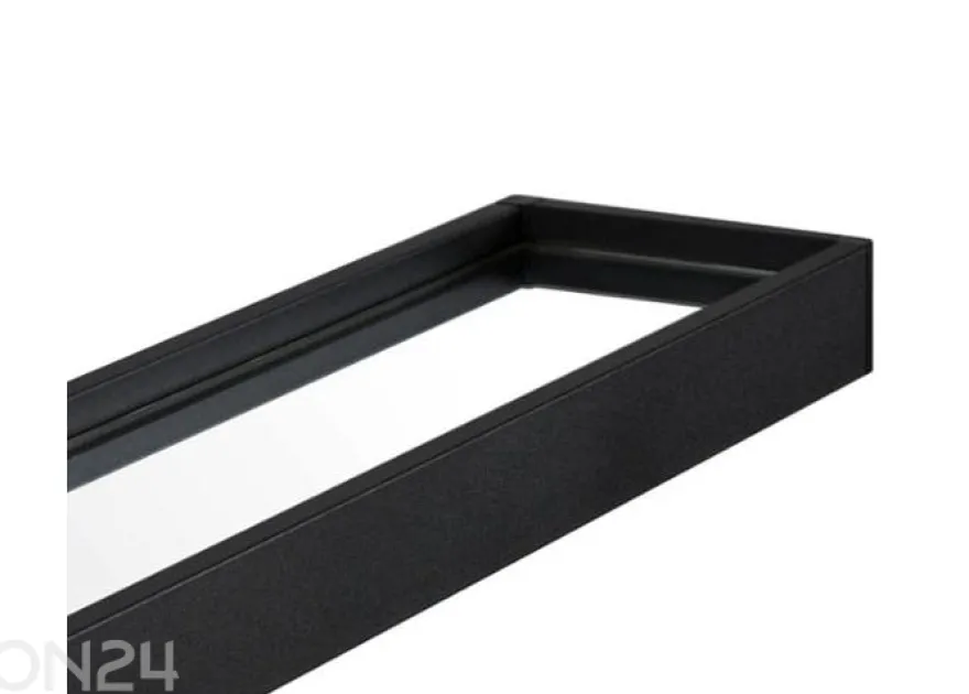 Peili hyllyllä 80 cm, musta