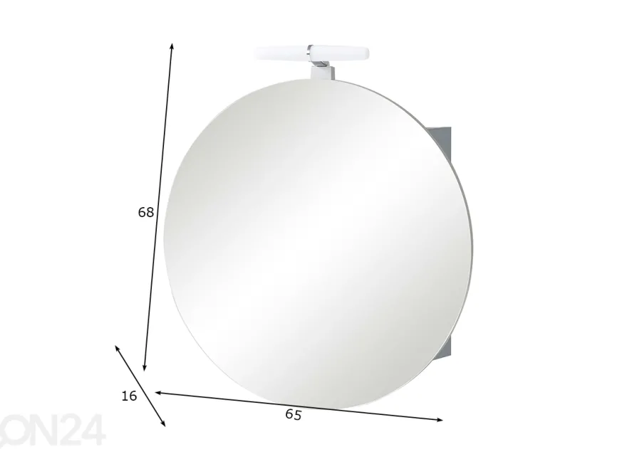 Peilikaappi Bjarne 65 cm