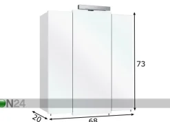 Peilikaappi 13-I 68 cm