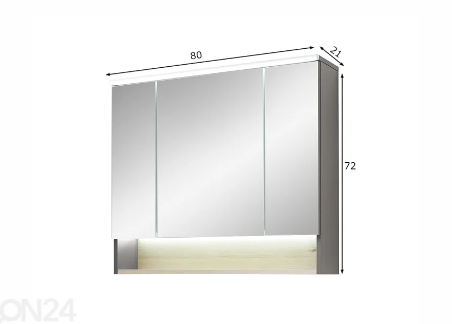 Peilikaappi 25-II