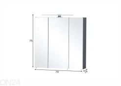 Peilikaappi Kent 70 cm