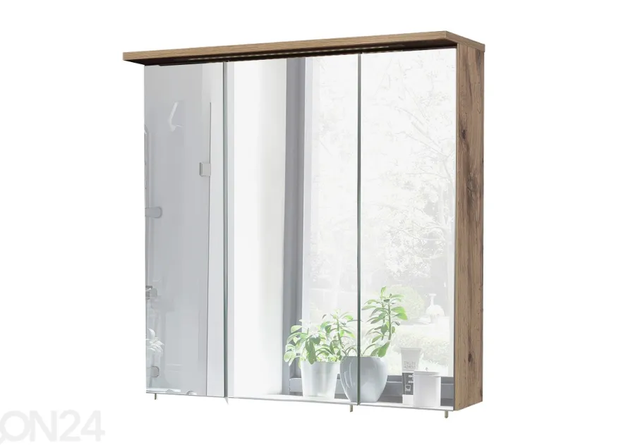 Peilikaappi LED-valaisimella Milan