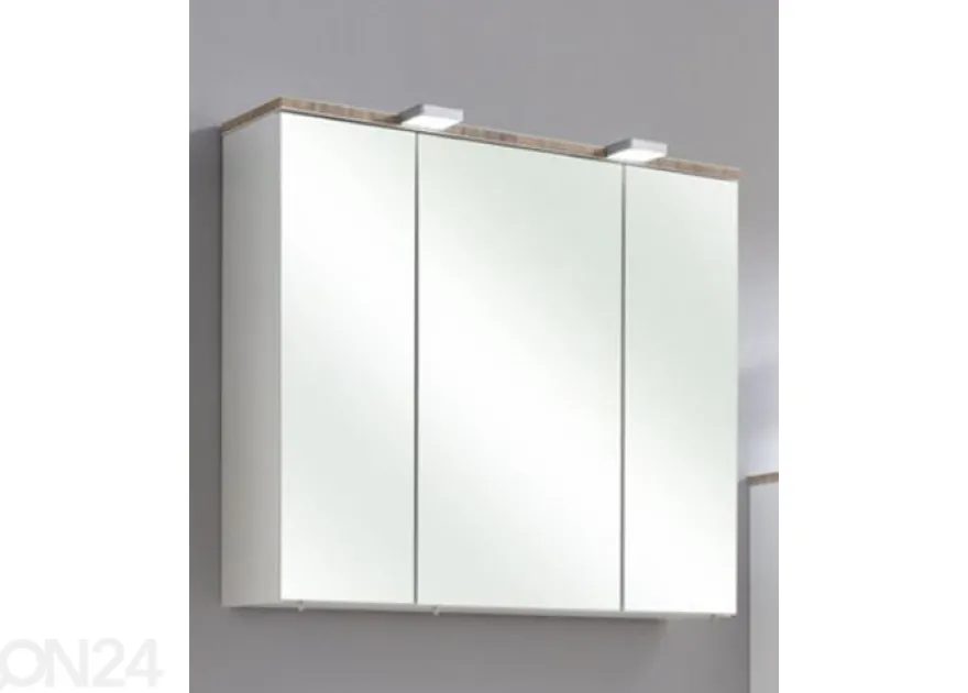 Peilikaappi LED-valaisimella 34, 80cm