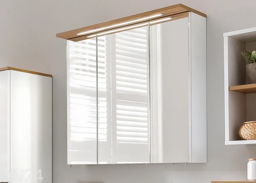 Peilikaappi LED-valaistuksella Padua
