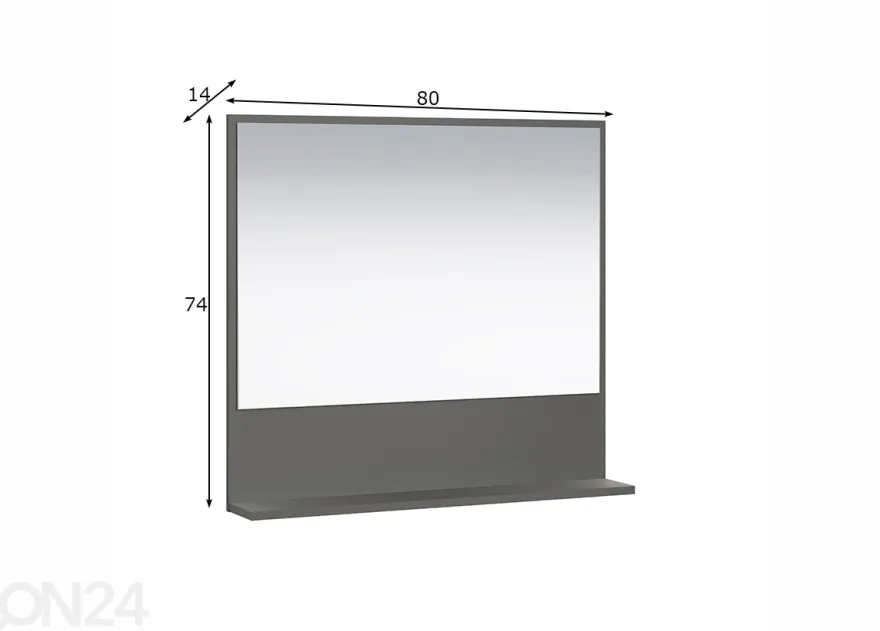 Peili Pure Bliss 80x74 cm