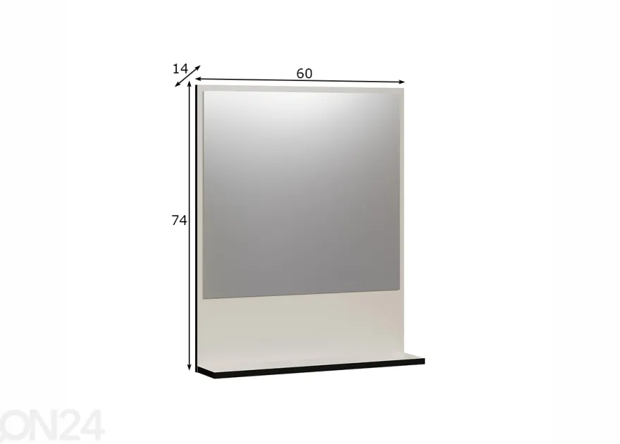 Peili Pure Bliss 60x74 cm