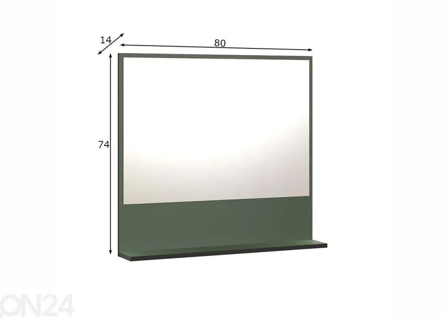 Peili Pure Bliss 80x74 cm