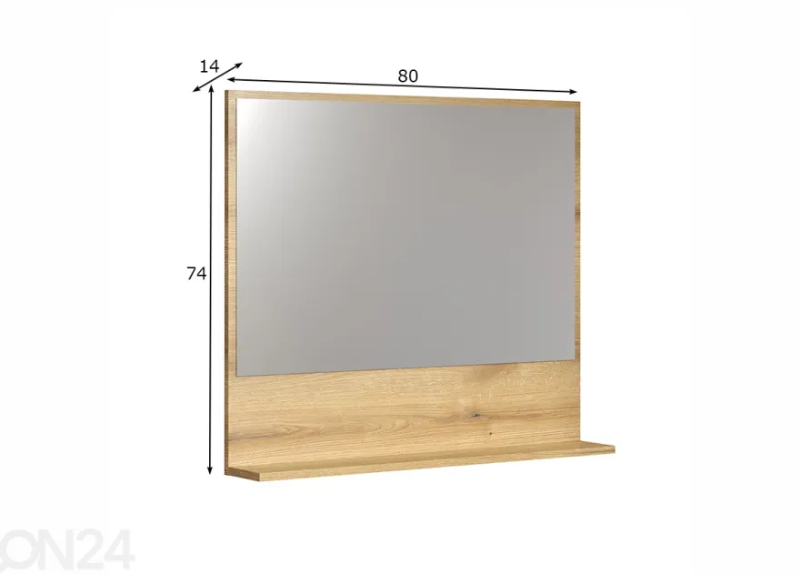 Peili Pure Bliss 80x74 cm