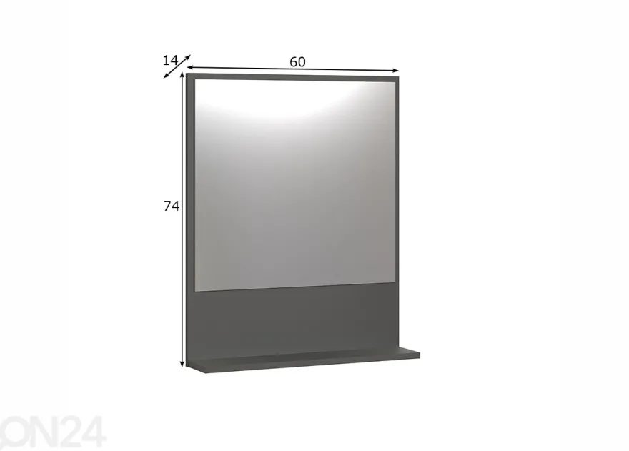 Peili Pure Bliss 60x74 cm