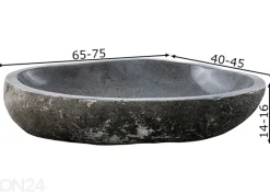 Pesuallas jokikivestä