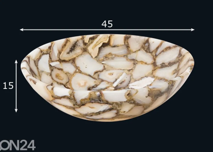 Pesuallas korukivistä