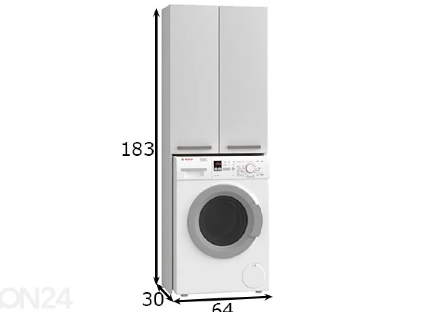 Pesukonekaappi Oliver 2