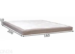 Petauspatja Hypnos Atlanta Hypnos Trendline 160x200x10 cm (Talalay lateksi, pocket)