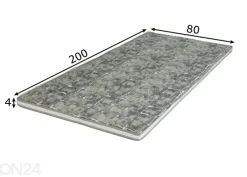 Petauspatja Hypnos Juno 80x200x4 cm 80x200x4 cm