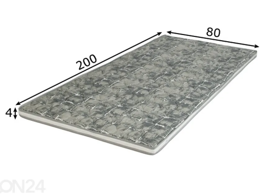 Petauspatja Hypnos Juno 80x200x4 cm 80x200x4 cm