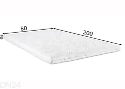 Petauspatja Hypnos Saturn memory foam ja vetoketju 80x200X6 cm